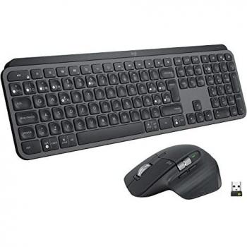 Logitech MX Keys for Business teclado iluminado y MX Master 3 for Business ratón inalámbrico, Windows/Mac/Linux receptor USB Logi Bolt, Bluetooth, seguimiento sobre cualquier superficie - QWERTY ESP