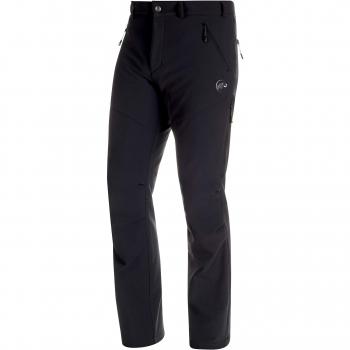 Pantalones de senderismo invierno MAMMUT para hombre, softshell, color negro, talla 54