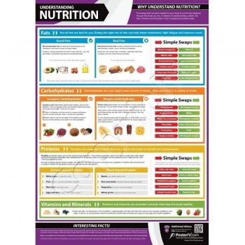 Understanding Nutrition Wall Chart - A1 Laminated with on-line video training support