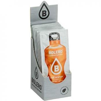 Bolero Bebida Instantánea sin Azúcar, Sabor Naranja Roja - Paquete de 12 x 9 gr - Total: 108 gr
