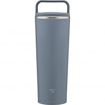 Botella de agua Zojirushi Mahobin Carry Tumbler 400ml con asa, apta para lavavajillas, sin costuras, solo 2 puntos de cuidado, azul urbano SX-JS40-AM