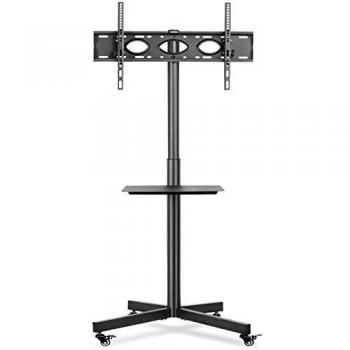 RFIVER Móvil Soporte TV de Suelo para Television de 32 a 60 Pulgadas con Ruedas Inclinación Altura Ajustable MAX Vesa 600x400mm MT2001