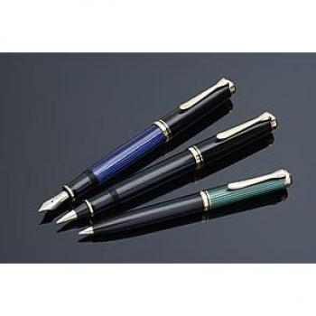 Pelikan lujo Souveran R600 – Bolígrafo black-p, color negro/azul R600