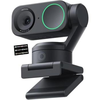 Insta360 Link 2 AI-Powered 4K Ultra HD Webcam with 2-Axis Gimbal