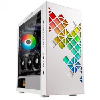BitFenix Tracery Semitorre ATX con Cristal Templado, USB-C y ARGB en Color Blanco