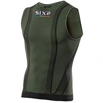 SIXS - Camiseta de Tirantes SMX, Color Verde Oscuro, Talla M