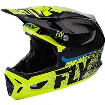 FLy Racing Werx Imprint 2019 - Casco para Bicicleta de montaña, Color Negro y Amarillo neón, M