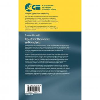 Springer Algorithmic Randomness and Complexity Book
