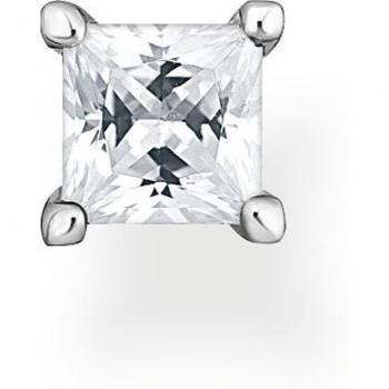 Pendiente Individual Thomas Sabo de Plata 925 con Piedra Blanca y Azul (Zirconia) H2233-051-14