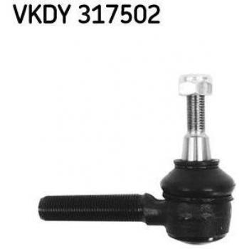 Rótula de dirección SKF VKDY 317502 con rosca derecha, diseño robusto, fabricada en acero, compatible con vehículos de diversas marcas y modelos, ofrece alta durabilidad y rendimiento óptimo en la dirección