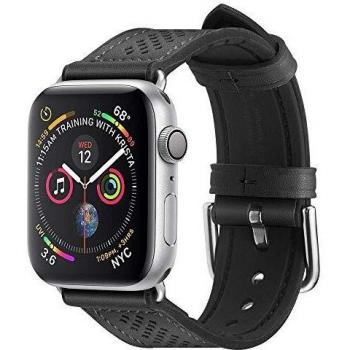Spigen retro fit compatible con apple watch band para 44mm 42mm series 54321 negro