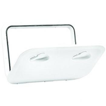 Trappe d'accès Top Line avec serrure, couleur grise, 353x606mm