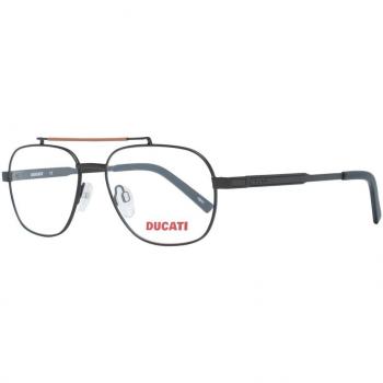 Ducati Gafas de Sol DA3018 002 - Modelo Unisex en Negro con Montura Metálica de 56mm y Lentes de 42mm