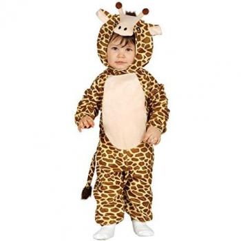 Disfraz de Jirafa para Bebé 6-12 Meses - Vestido Completo con Tutone, Capucho y Cola