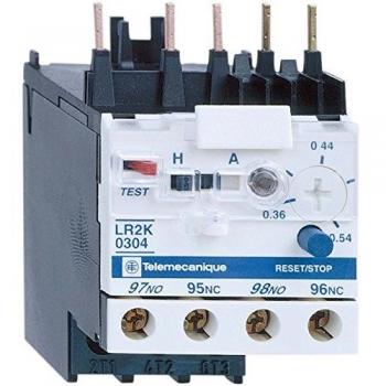 Schneider Electric LR2K0304 TeSys LR2K Relé Térmico, 3P, 0.36… 0.54A, Clase 10A, 58mm x 45mm x 65mm