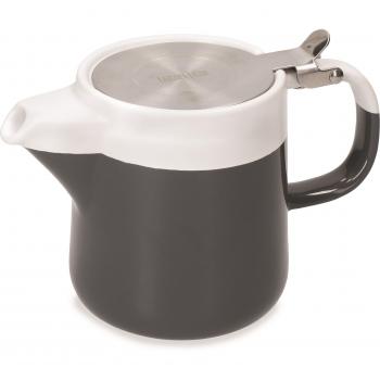Tetera de Cerámica La Cafetière Barcelona con Infusor Cesta para 2 Tazas, Gris