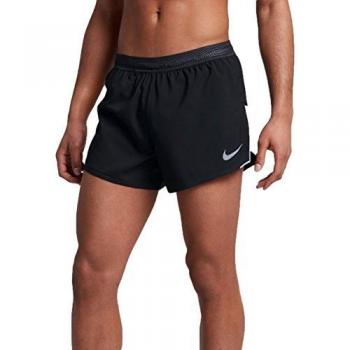 Nike M NK Aroswft 4In Pantalón Corto, Hombre, Negro