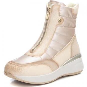 Botín Deportivo Beige para Mujer con Cierre de Cremallera - Xti 143194-7