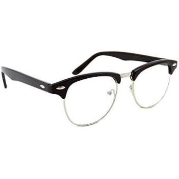 4sold - Gafas de lectura, gafas de cerca, gafas de aumento pregraduadas, desde +1,5 a +4 dioptrías Negro Negro retro.