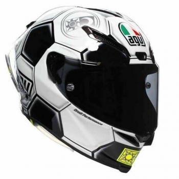 Casco Integral AGV Pista GP RR Catalunya 2008 - Negro Blanco (L)