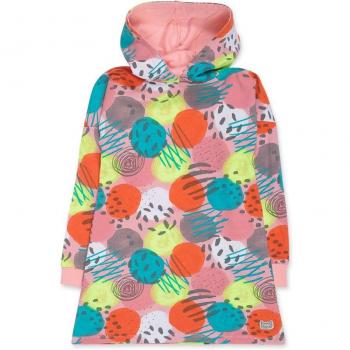 Tuc Tuc - Vestido de niña felpa con capucha estampado Cattitude