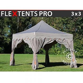 Carpa Plegable Rápida Impermeable FleXtents Pro 'Raj' 3x3m