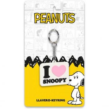 Llavero Safta Snoopy 'Imagine' en color azul pastel