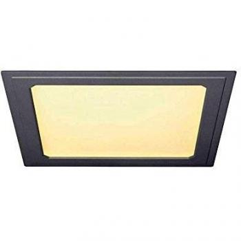 Plafón empotrado LED cuadrado Senser 10W gris 3000K