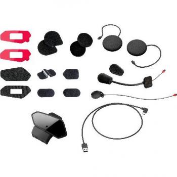 Sena Kit de Accesorios de Montaje 50R con Micrófono SOUND BY HK y Sistema de Comunicación Bluetooth Single Pack - Negro (un tamaño)