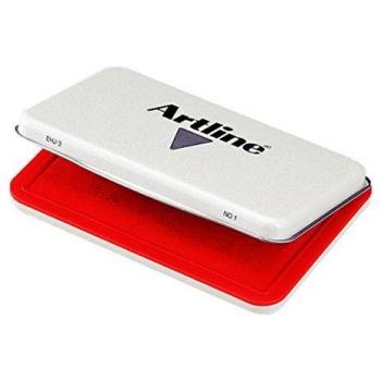 Artline 1 R - Tampón, 67 x 106 mm, color rojo
