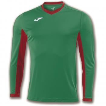 Joma Champion IV M/L Camiseta Equipamiento, Hombre, Verde/Rojo, XS