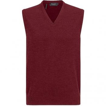 Pullunder de Merinowolle MAERZ en Burdeos para Hombre, Talla 58