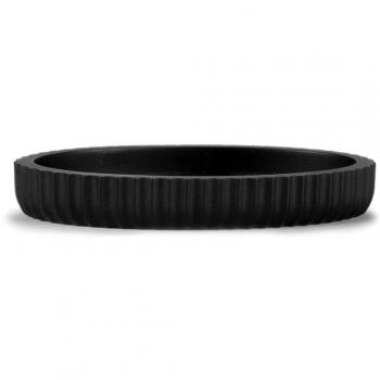 Jabonera de Resina Negra Mate 13,5x9x2cm Andrea House