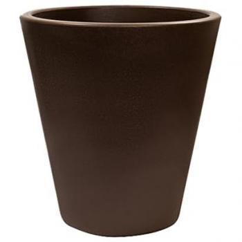 Maceta Corsa 40 Blanco - Polietileno - Fácil Limpieza - Resistente a Impactos - 22L