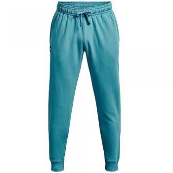 Under Armour Joggers Rival Fleece Azul, tipo de producto: pantalones joggers para hombre, características: tejido de felpa, ajuste regular, color azul, diseño cómodo y versátil para uso diario y actividades deportivas
