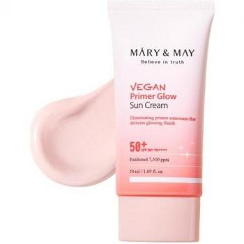 Mary&May Vegan Primer Glow Sun Cream SPF 50+ PA++++ 50ml