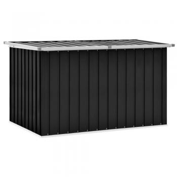 Caja de almacenaje para jardín antracita 149x99x93 cm