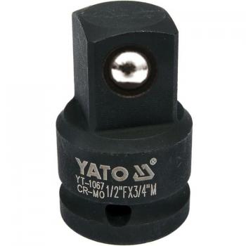 Yato YT-1067 alargador y adaptador de llave, 1 pieza, juego de adaptadores de ampliación/reducción, carraca