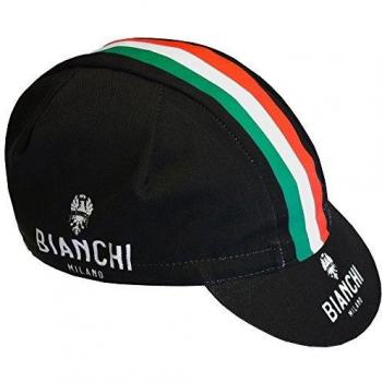 Bianchi Milano Gorra de Ciclismo Unisex de neón, Unisex, Gorra de Ciclismo, 01698604200C000.07 4000, Negro, Talla única