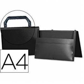 Beautone 034865 - Carpeta porta documentos, A4, color negro