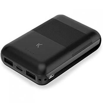 Ksix Mini Batería Externa Power Bank 10000mAh con Puerto USB Tipo C