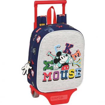 Mochila con carro Mickey Mouse Only One - Safta