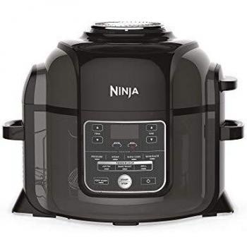 Ninja Foodi [OP300EU] Olla a presión y Freidora de aire, 6 litros, Negro y Gris