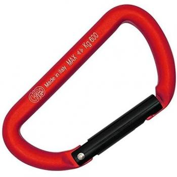 Kong Mini D Red/Black 6kN Carabiner
