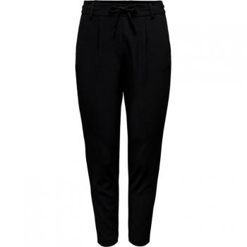 Pantalón Only Poptrash Sally Easy MW Rib Black Mujer