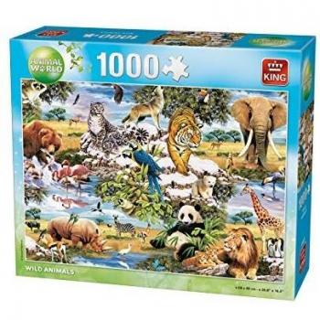 Puzzle Rey - Animales Salvajes, 1000 Piezas