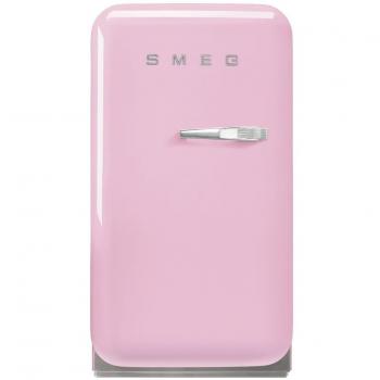 Smeg FAB5LPK5 Frigorífico de una puerta bajo encimera, 72.5 cm altura, 40.4 cm anchura, apertura izquierda, sistema de refrigeración cíclico, color