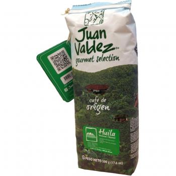 Café Juan Valdez Huila. Café en Grano 500g