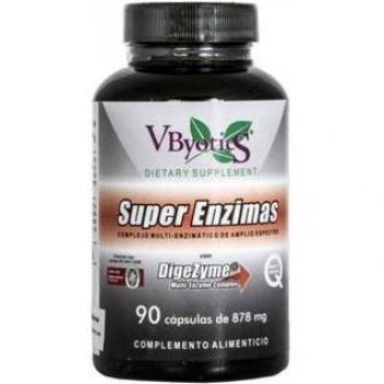 Vbyotics Super Enzimas Vegetales 868mg 90 Cápsulas