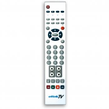 Elbe Click TV 1:1 - Mando a Distancia Universal, Color Plata